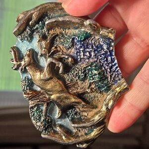 Vintage Buck & Doe Belt Buckle